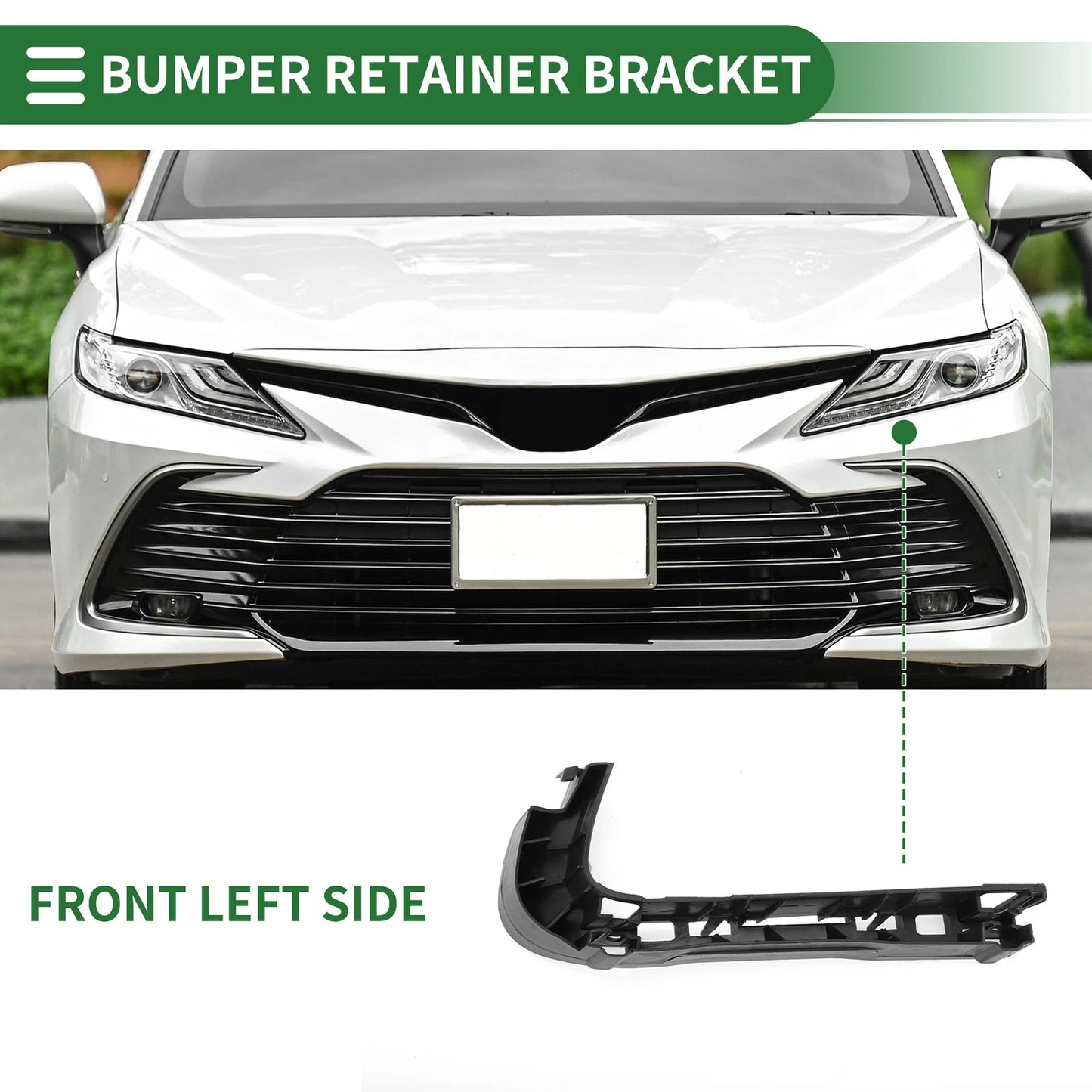 Left Front Bumper Retainer Bracket for BMW E70 X5 (2007-2010)