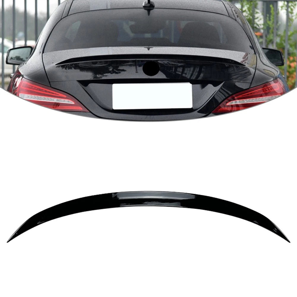 Rear Trunk Lid Spoiler Wing for Benz CLA Class C117 CLA200 2 x 2013-2019 Black