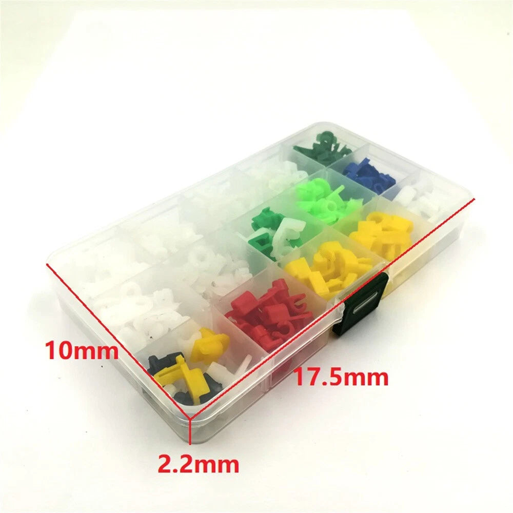 160 x Car Plastic Door Lock Rod Clips Fasteners Retainers Wire Clips