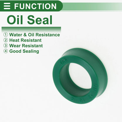 Oil Seal Seal Ring Rotary Shaft Seal TPU 12x18x6mm High Pressure 5 Pcs for Make Model