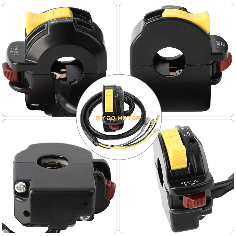 Handlebar Kill Stop Headlight Switch for Suzuki Quadsport 230 LT230S (1987–1988)