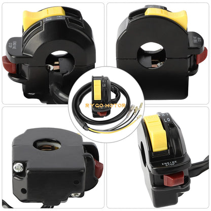 Handlebar Kill Stop Headlight Switch for Suzuki Quadsport 230 LT230S (1987–1988)