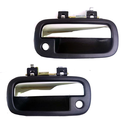 Exterior Door Handle Chrome Front L+R Fits Nissan Frontier D22 Truck 1998-05 D06