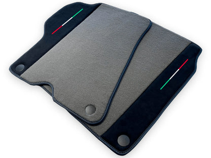 Floor Mats for Ferrari California Convertible Gray with Alcantara (2008-2014)