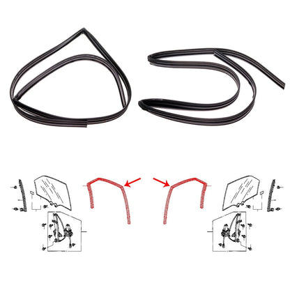 Weatherstrip Glass Run Channel for Honda City Sedan 2002-2008