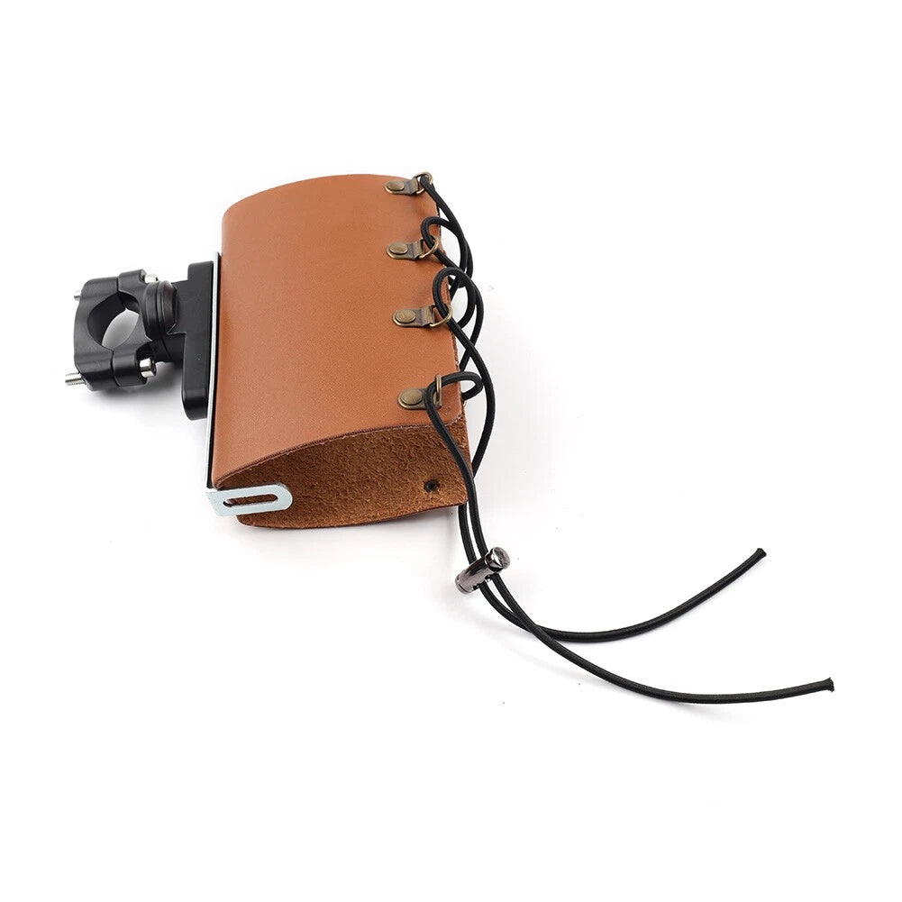 Universal Motorcycle Cup Holder for Harley - Yellow Brown Handlebar Accessory