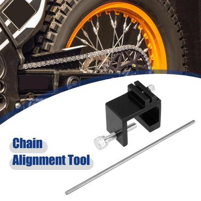 Chain Alignment Tool / Motorcycle / Black for Honda Harley Kawasaki