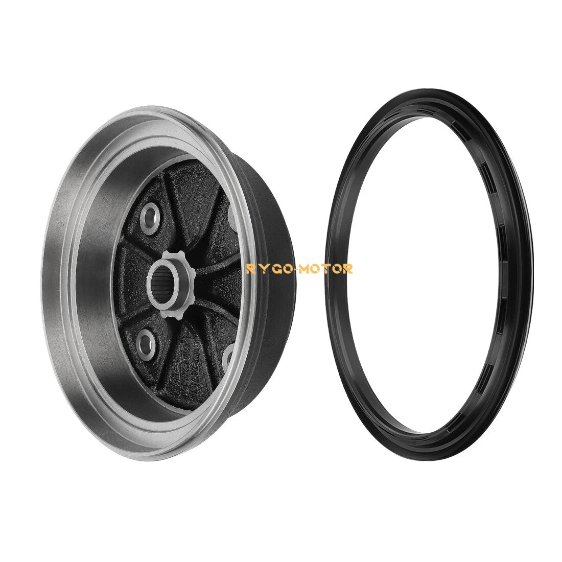 Front Brake Drum Wheel Hub & Seal for Kawasaki Mule 3010 (2001–2008)