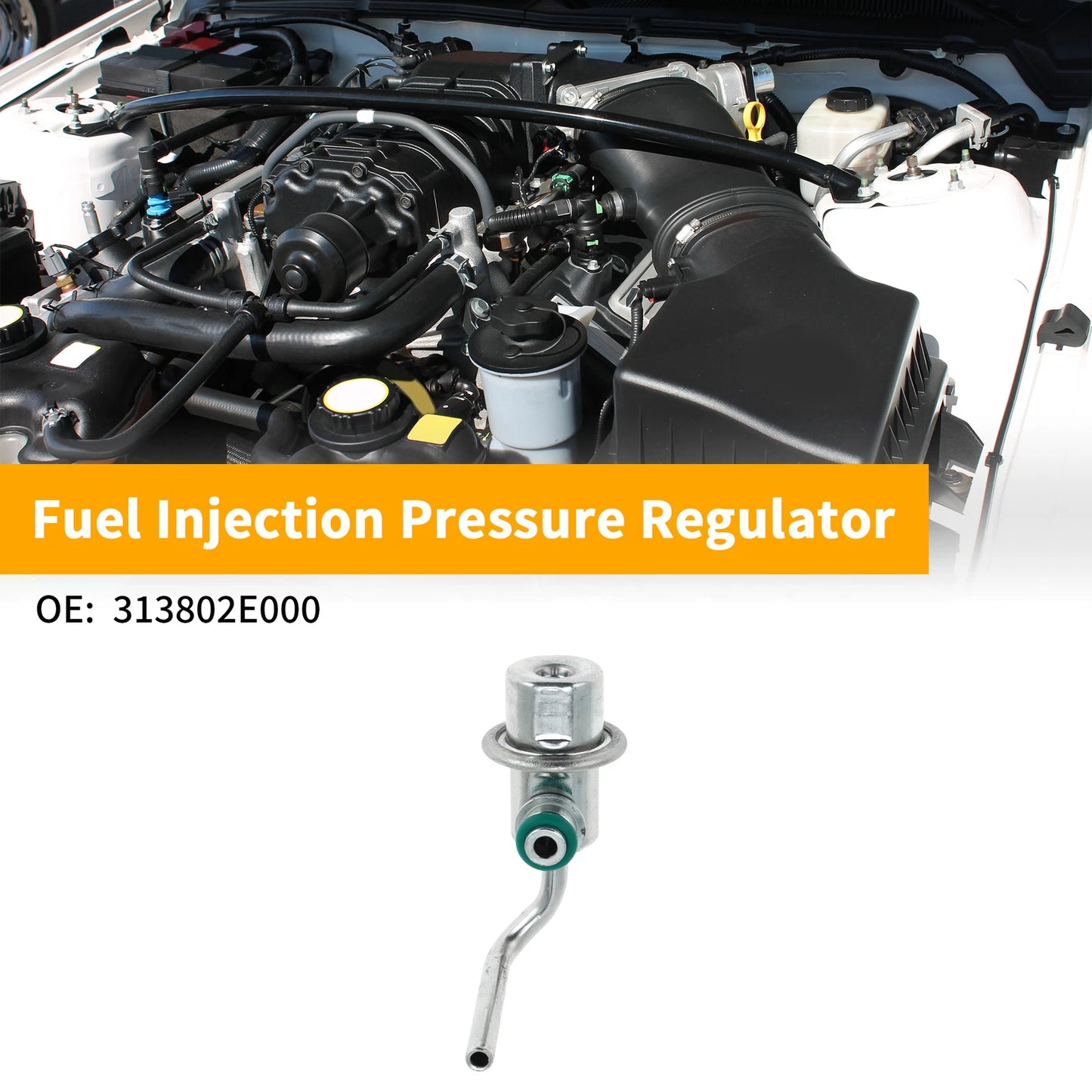Fuel Pressure Regulator for Hyundai Tucson (2005-2009) 1 x Metal