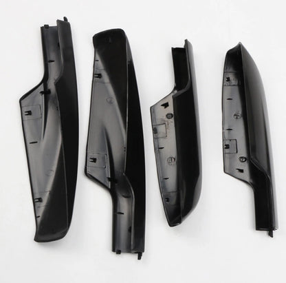 4 x Black Roof Rack Cover Rail End Shell for Toyota Highlander (2001–2007)