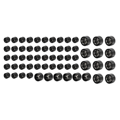 61x Engine Bolt Topper Caps for Harley Touring Road King Electra Glide (1999-2006)