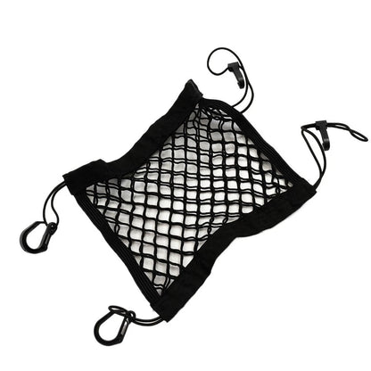 2 x Motorcycle Cargo Net Tool Accessory Car Hook Hold Bag Mesh Plastic Hooks