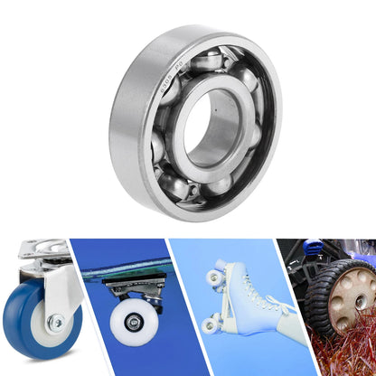 Deep Groove Ball Bearings P0 25x62x17mm 1 Pc for Scooter Skateboard Wheel