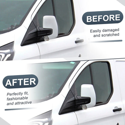 Left Side Rearview Mirror Cover for Ford Transit Custom (2012-2023)