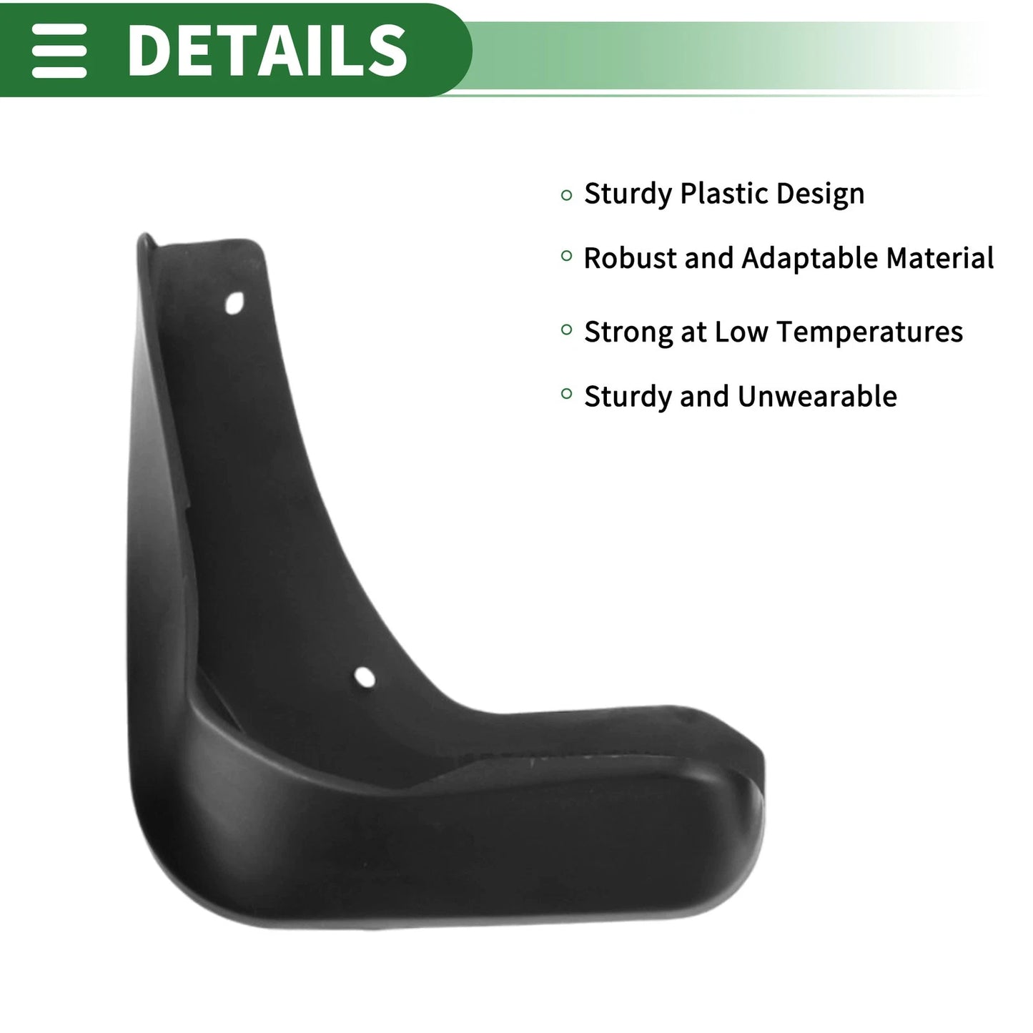 Mud Flaps Splash Guards for Ford Focus Sport 2012-2018 with Mount Accessories