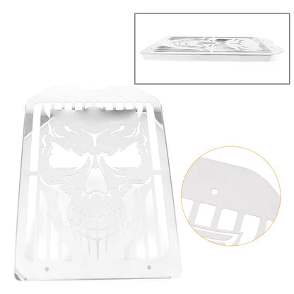 Skull Polished Radiator Grille for Kawasaki Vulcan VN1500 VN1600 (1996-2008)