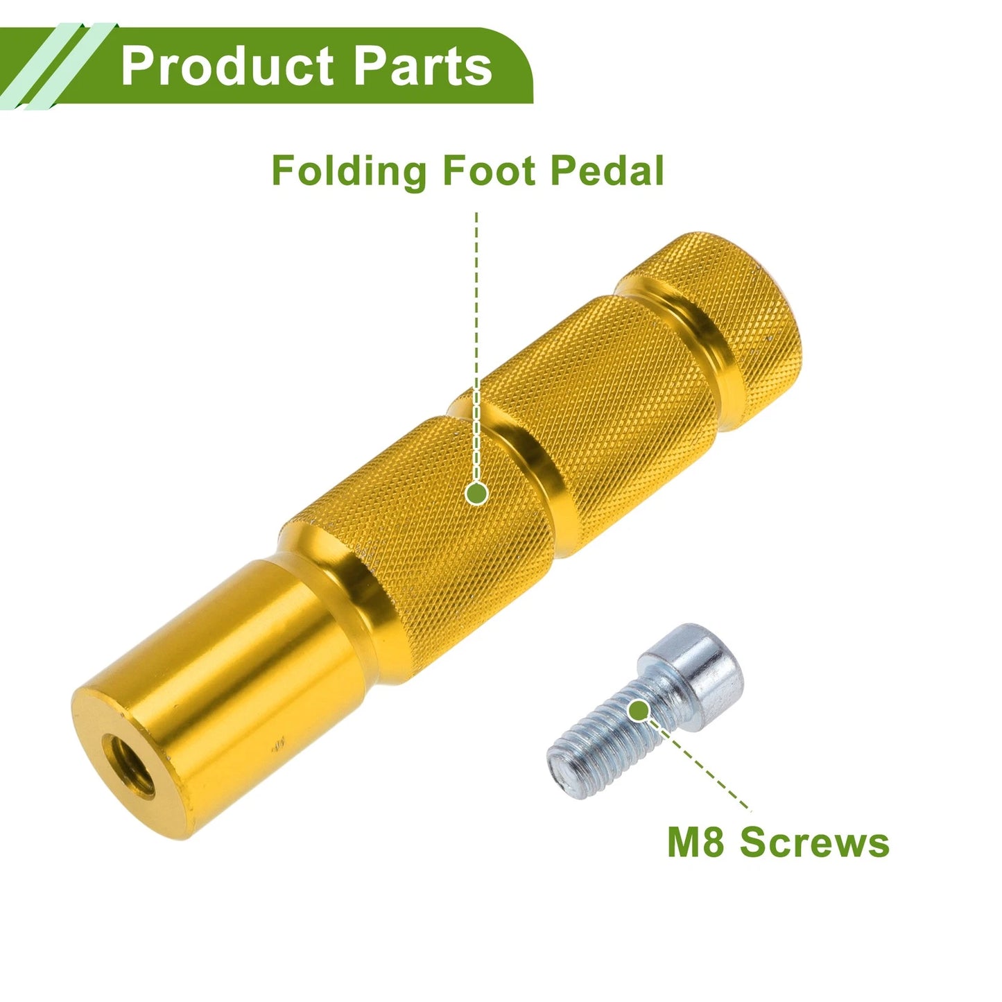 Aluminum Alloy Foot Pegs for Honda Grom MSX125 (2013-2020)