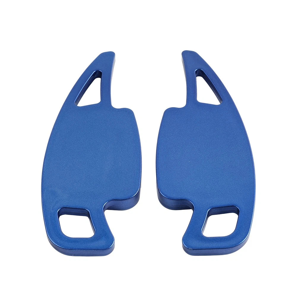 Blue Steering Wheel Shifter Paddle Extensions for Audi A3 A4 A5 A6 A7 S4 S5