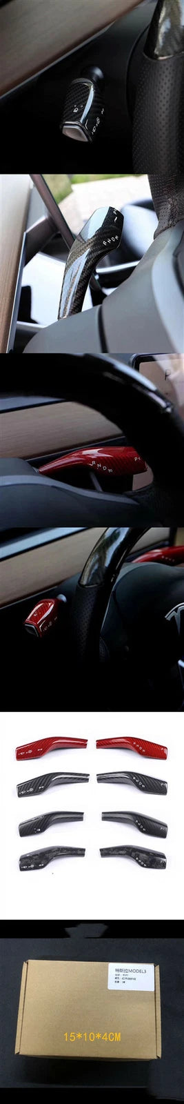 4 Colors Paddle Shift Trim Cover for Tesla Model 3/Y