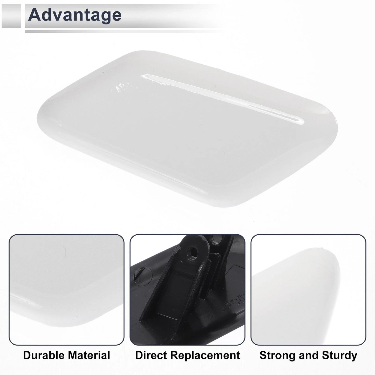 Bumper Headlight Washer Nozzle Cover for Volvo C30 (2010-2011)