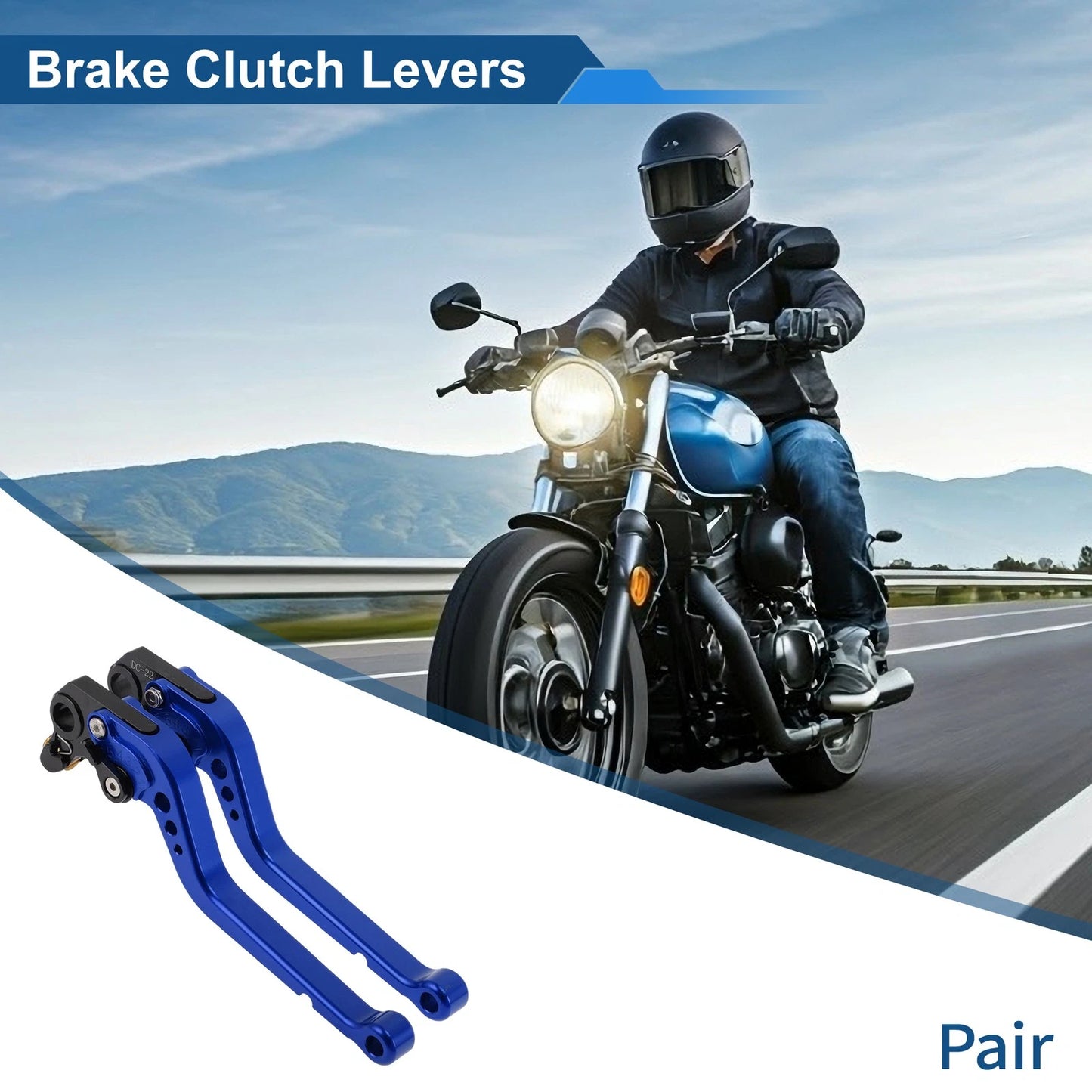Long Brake Clutch Levers / 1 pair / Levers for Ducati MONSTER S2R 800 (2005–2007)