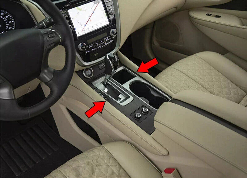 Gear Shift Water Cup Panel Cover Trim for Nissan Murano (2015–2023)
