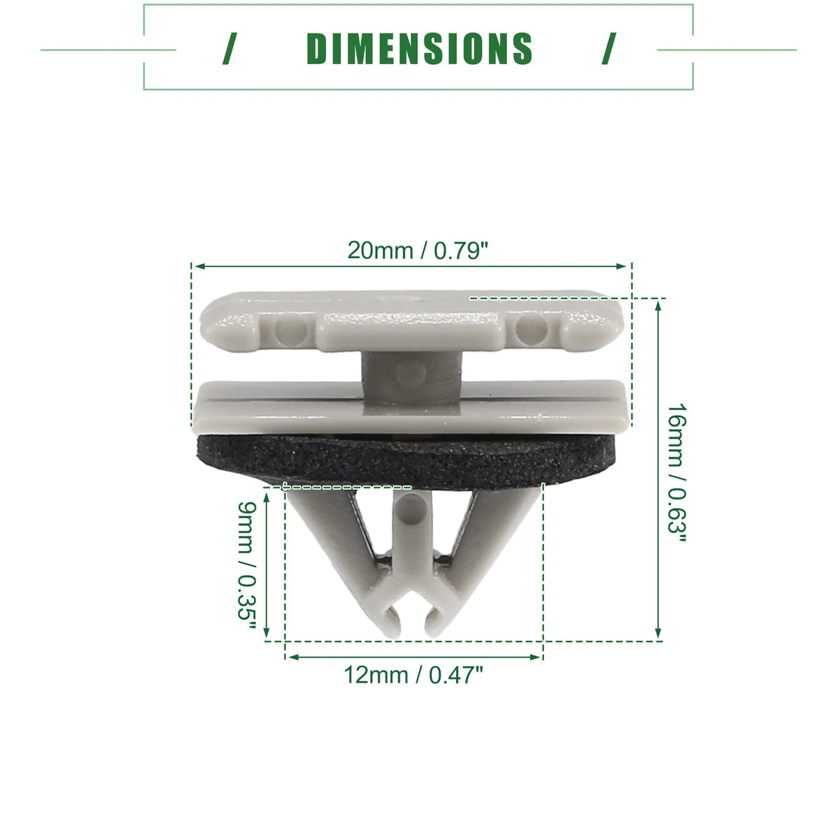 25 x Trim Clips for Jeep Grand Cherokee (2012-2021)