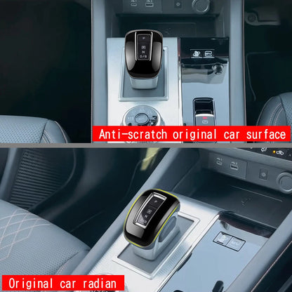 Glossy Black Gear Shift Knob Cover Cap Trim for Mitsubishi Outlander(2022–2023)