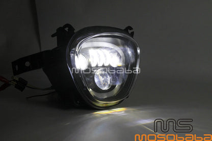 1X LED DRL Headlight Projector for Suzuki Boulevard M109R M90 (2006-2023)