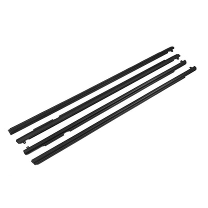 Window Belt Weatherstrips for Mazda 3 BK Sedan (2004-2009) 4 x Black