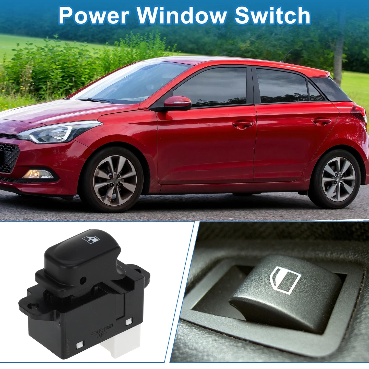 Passenger Side Power Window Switch for Hyundai i20 (2012-2015)