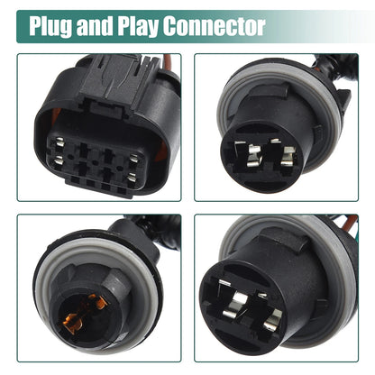 Tail Light Wiring Harness Socket for GMC Sierra Passenger Side