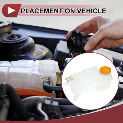 Coolant Expansion Overflow Tank with Cap for Ford Focus Mk1 (2000-2005)