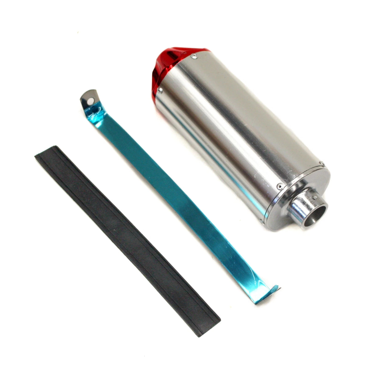RED Exhaust Pipe Muffler System for 90cc 110cc 125cc 140cc PIT PRO Dirt Bike