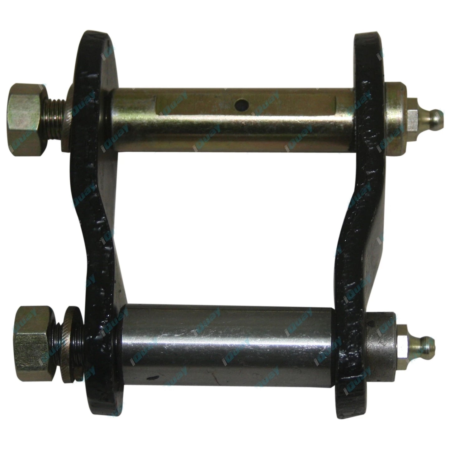 2 Front Greasable Suspension Shackles for Nissan Patrol MK & Retrofit MQ Models