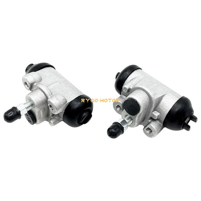 2 x Front Brake Wheel Cylinders & Shoes for Kawasaki Mule 500-550 (1991–1994)