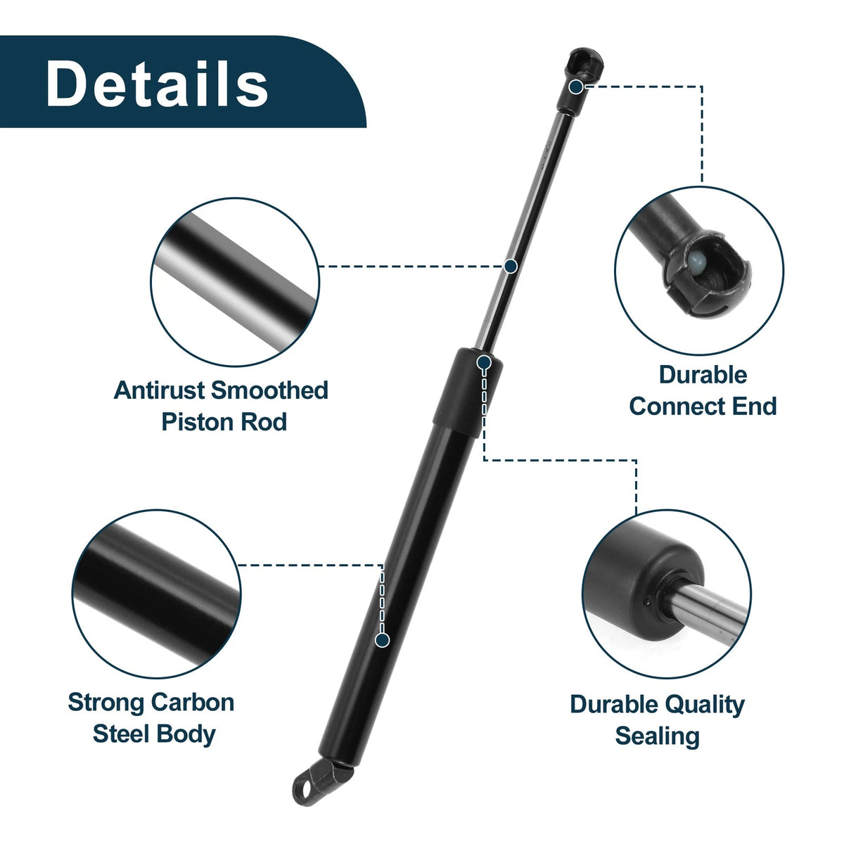 Rear Hatch Lift Supports Struts for BMW E38 740i 740iL 750iL (1995-2001)
