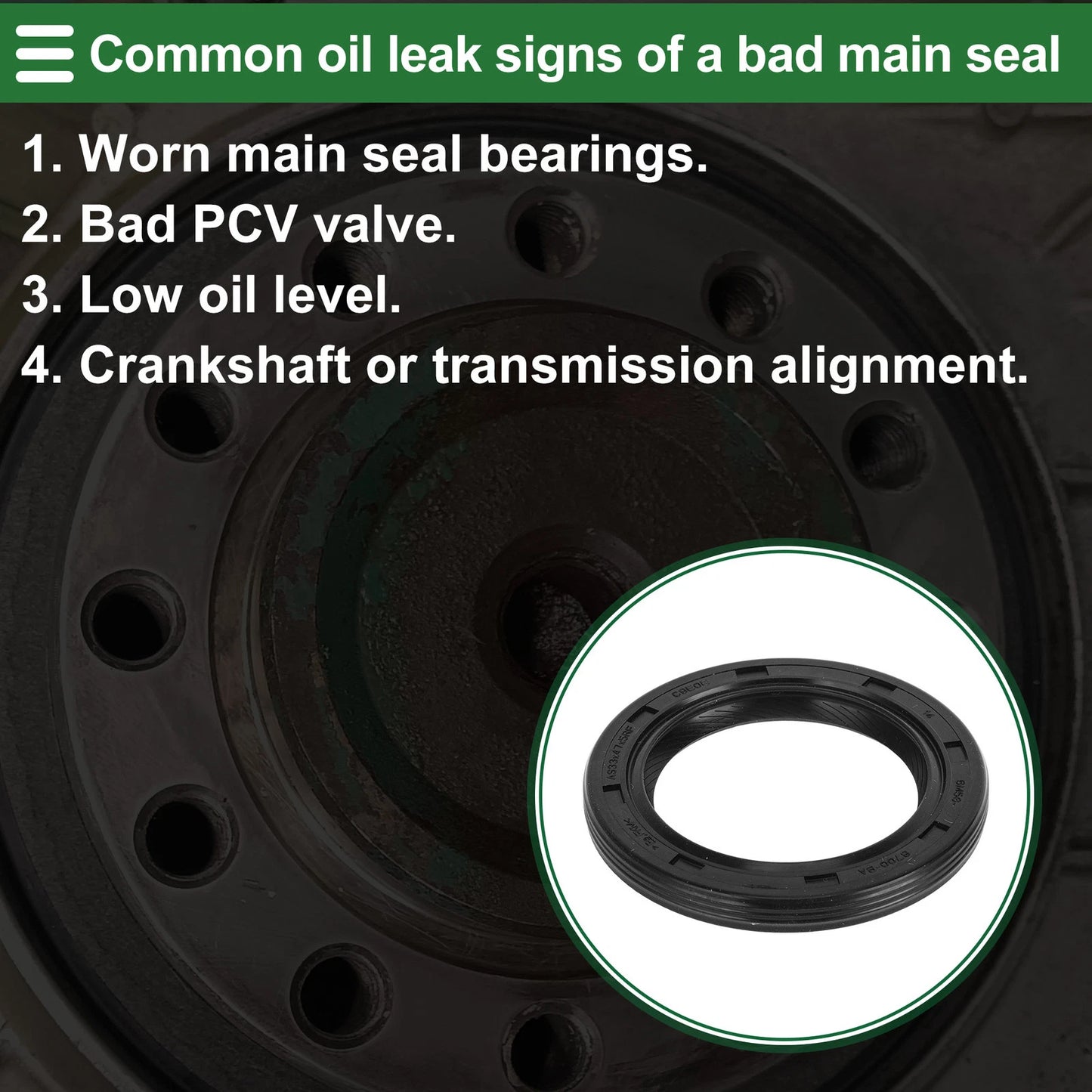 Front Crankshaft Oil Seal for Ford Fiesta (2011-2017)