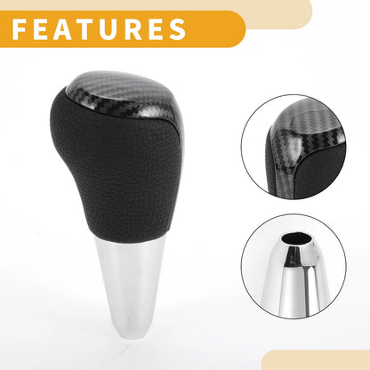 Automatic Gear Shifter Knob for Toyota Prius C (2012-2017) - Black Leather