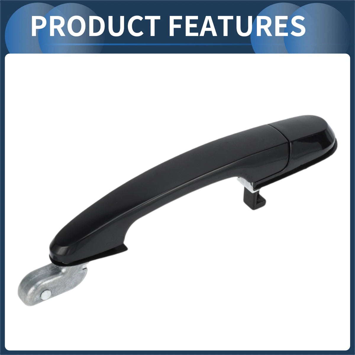 Rear Right Exterior Door Handle for Hyundai Tucson (2005-2009) - 1 Pcs