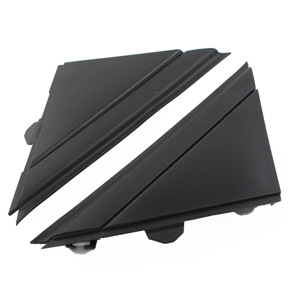 Matte Black Door Mirror Flag Covers for Fiat 500 (2012-2019)