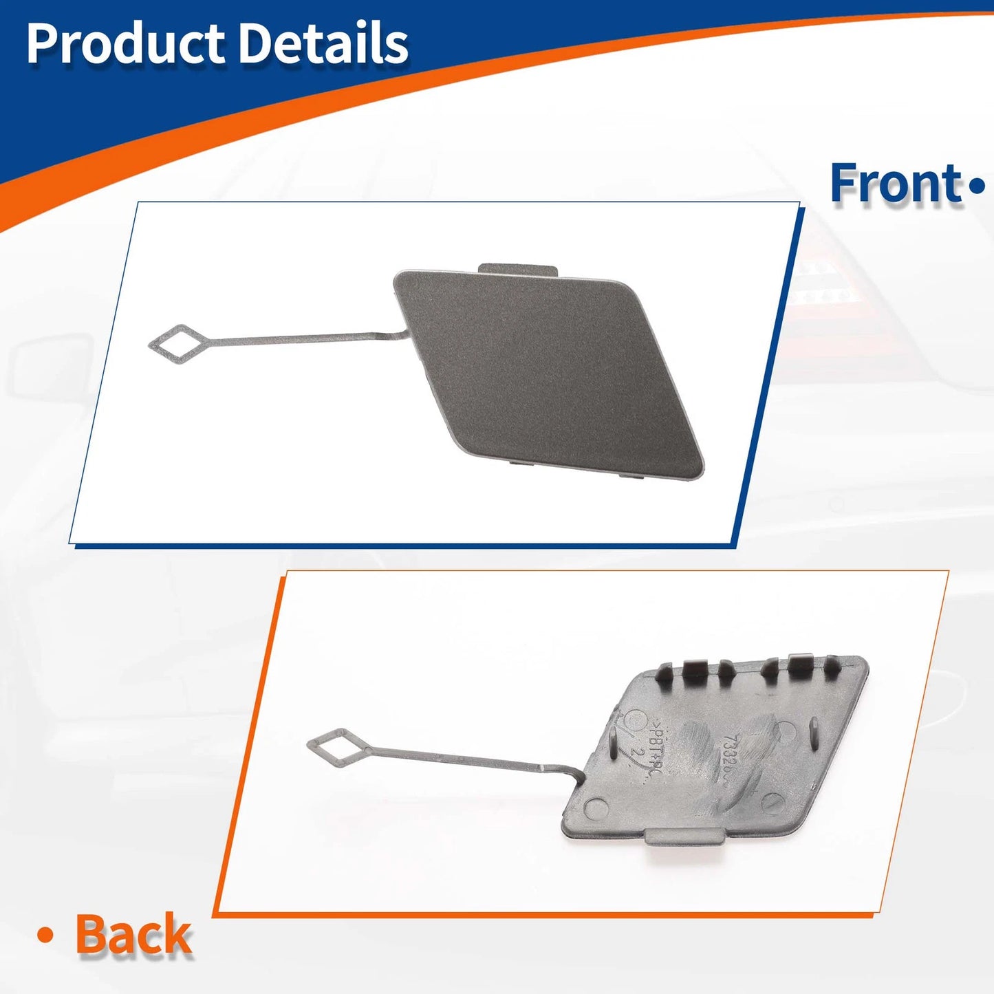 Front Right Tow Hook Cover for BMW (2012-2019)