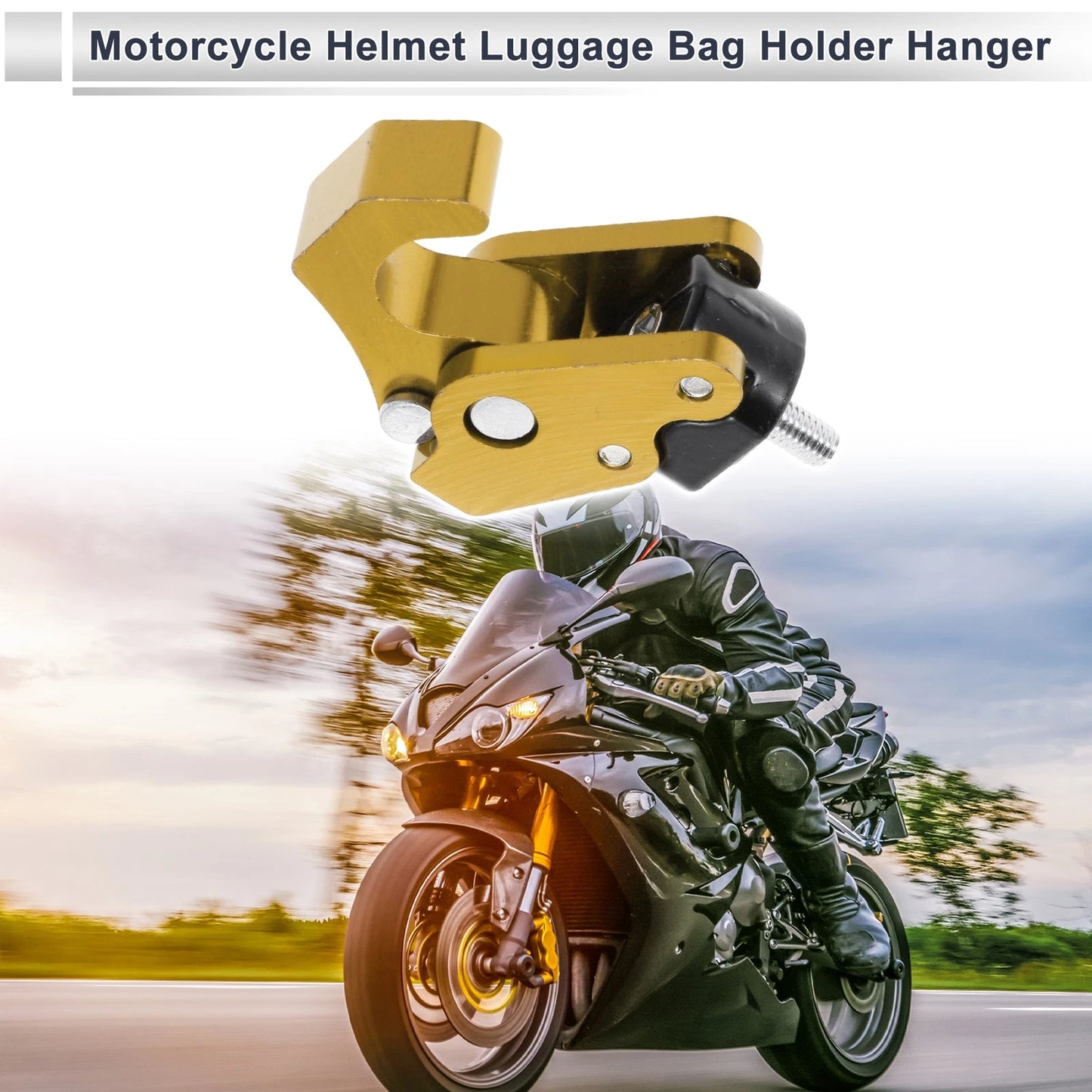Hanging Hook / 63mm / Square Aluminum Alloy Motorcycle Hook for Motorcycle