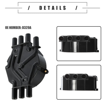 Brass Terminals Distributor Cap and Rotor Kit for Chevrolet