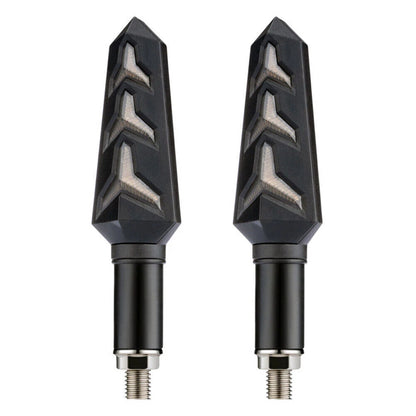 Amber LED Turn Signal Blinker Lights for Motorcycle Tail Brake Lamp