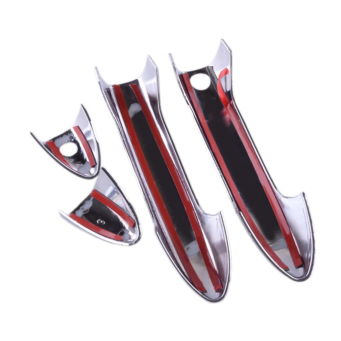 Chrome Door Handle Trim Covers for Honda Pilot 2016-2021 - 8pcs, 3 Holes