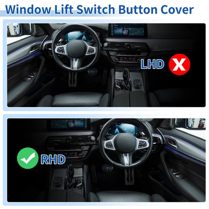 RHD Side Door Window Control Panel Cover for BMW 5 Series (2011-2017)