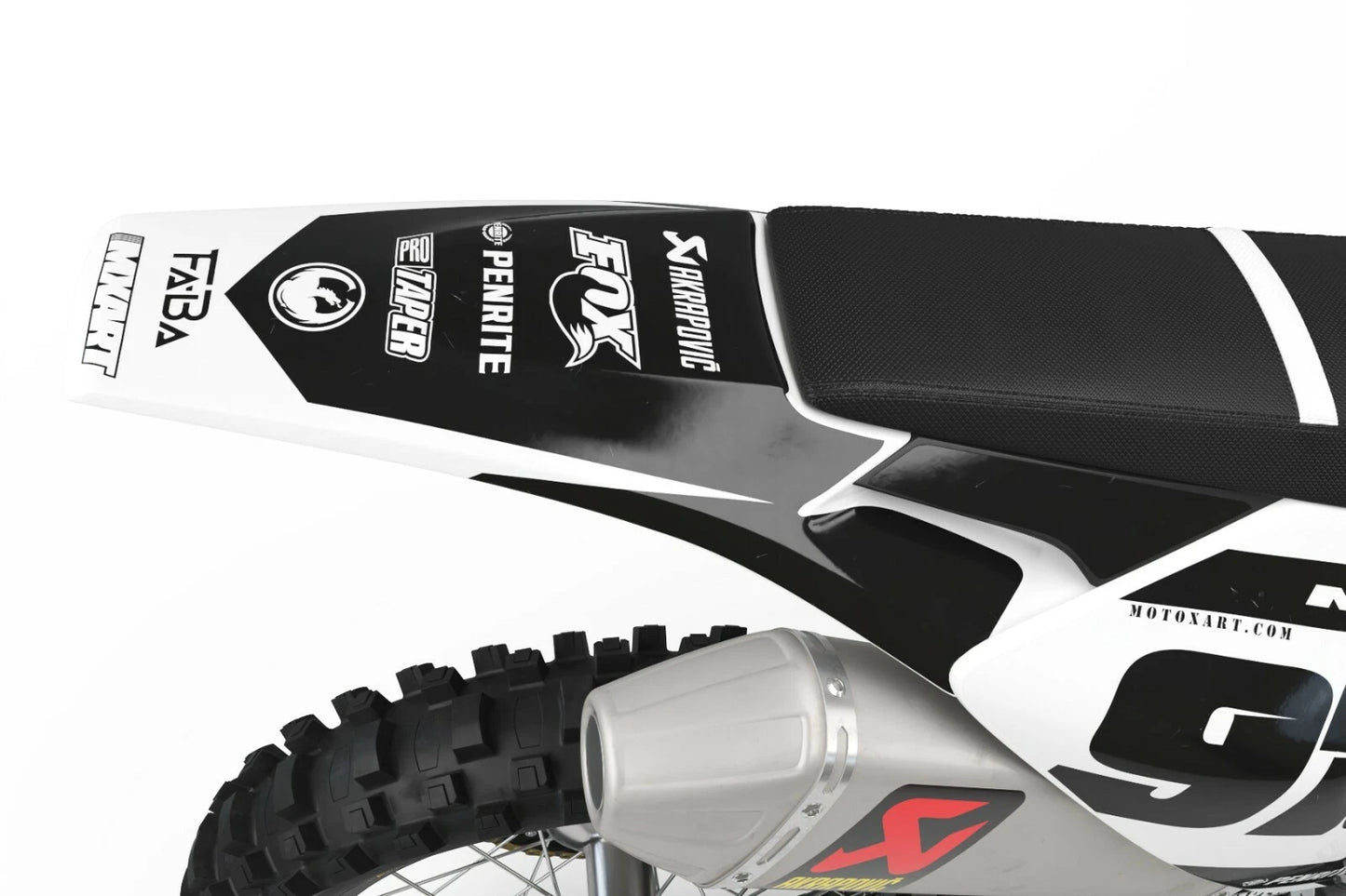 BURN Style Decals Graphics Kit for Husqvarna TC 50 (2017-2023)