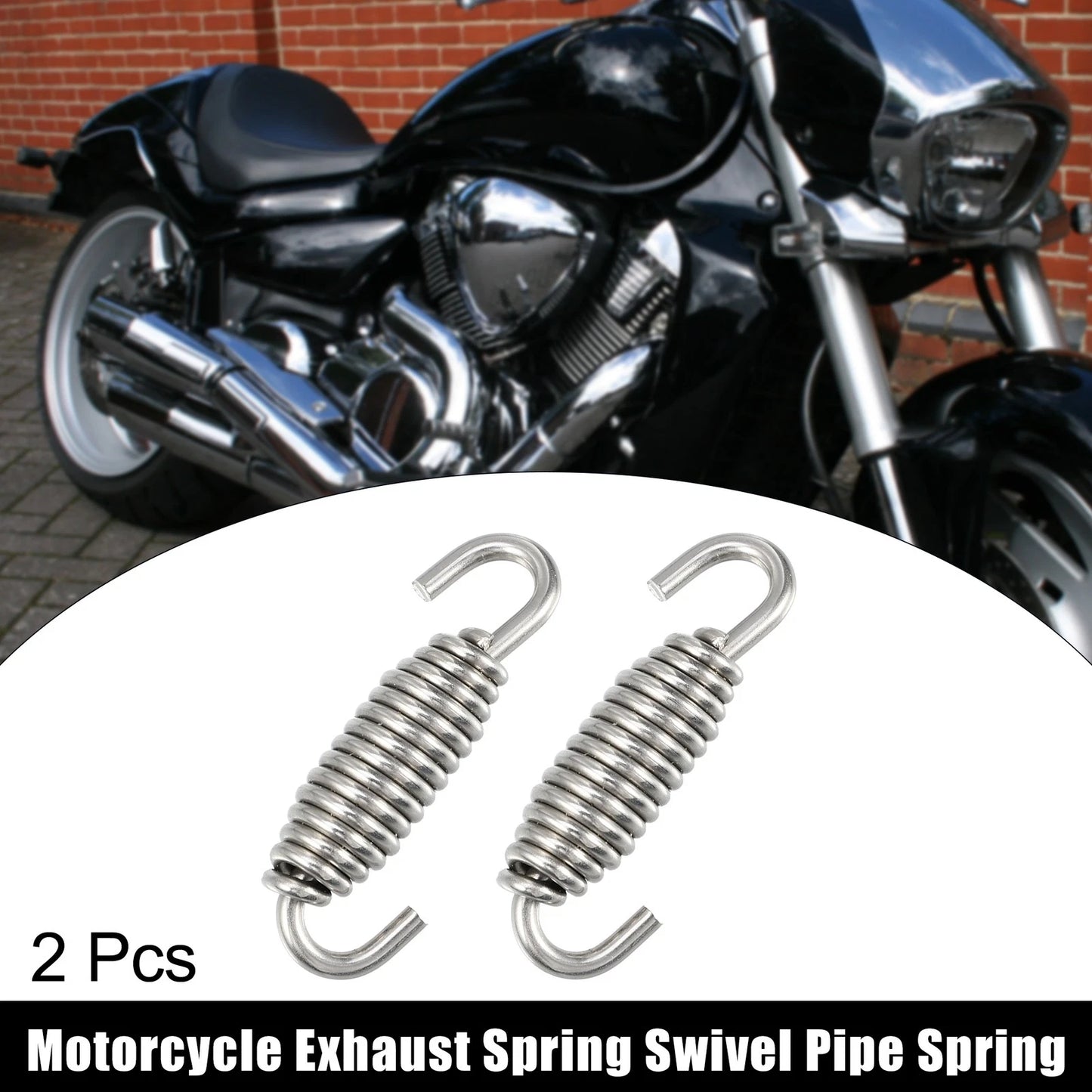 Exhaust Pipe Spring / 2 Pcs / Universal for Motorcycle