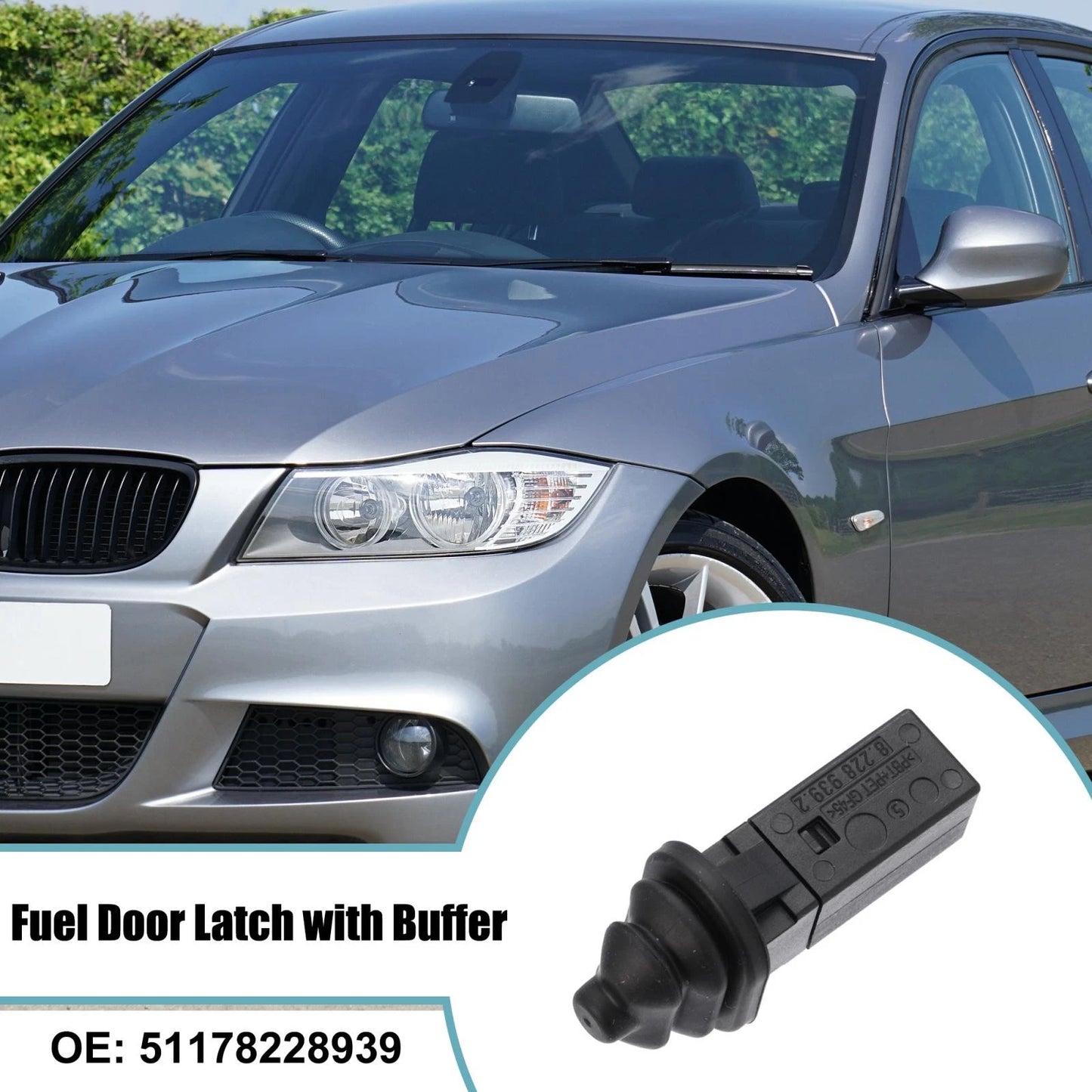 Fuel Gas Door Buffer Stop Ejector Latch Lock for BMW X3 X5